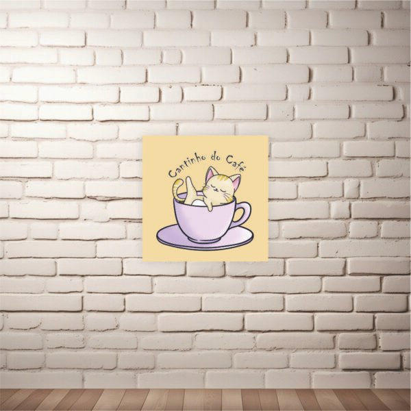 Plaquinha em MDF - Cantinho do Café - Imagem 3