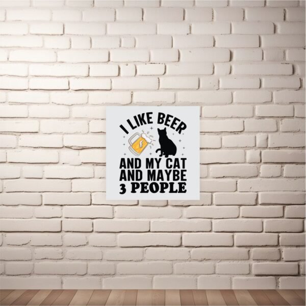 Plaquinha em MDF - I Like Beer - Imagem 3