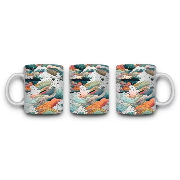 Caneca de Porcelana - Waves 3 - Imagem 2