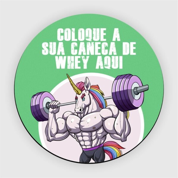Kit com 4 porta copos –  Coloca a sua caneca de Whey aqui - Imagem 5