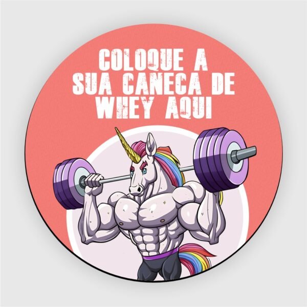 Kit com 4 porta copos –  Coloca a sua caneca de Whey aqui - Imagem 3