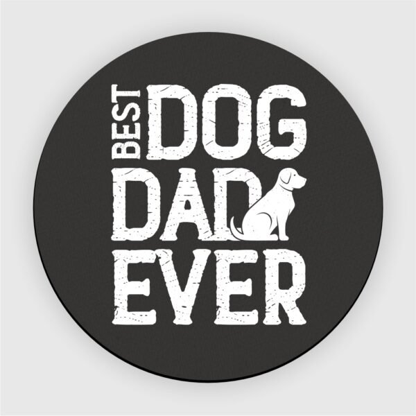 Mouse Pad em Neoprene - Best dog dad ever - Imagem 2