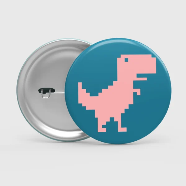 Botton - Dinossauro Pixel - Imagem 3