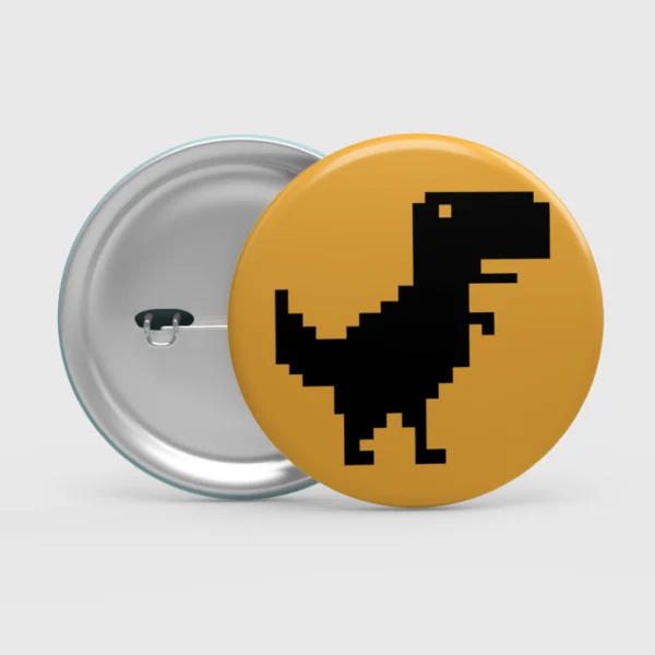 Botton - Dinossauro Pixel - Imagem 5