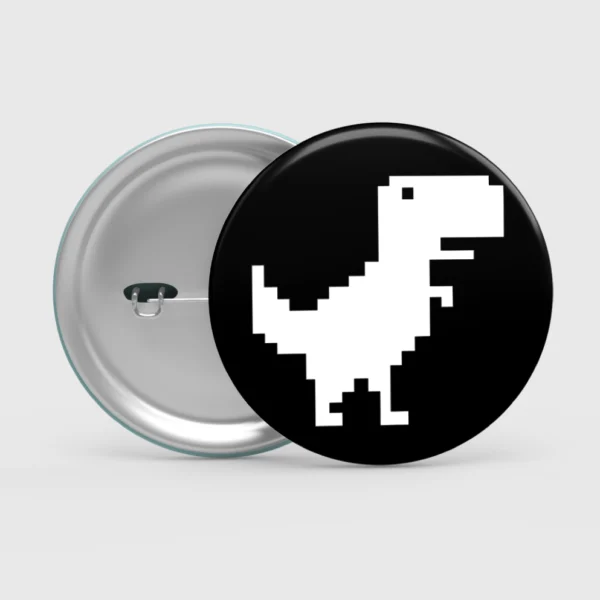 Botton - Dinossauro Pixel - Imagem 6