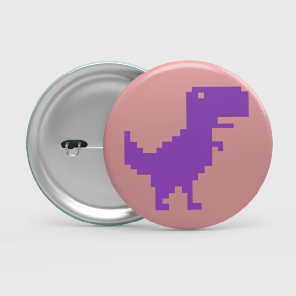 Botton - Dinossauro Pixel - Imagem 7