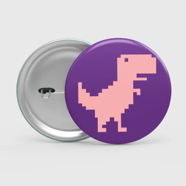 Botton - Dinossauro Pixel - Imagem 8