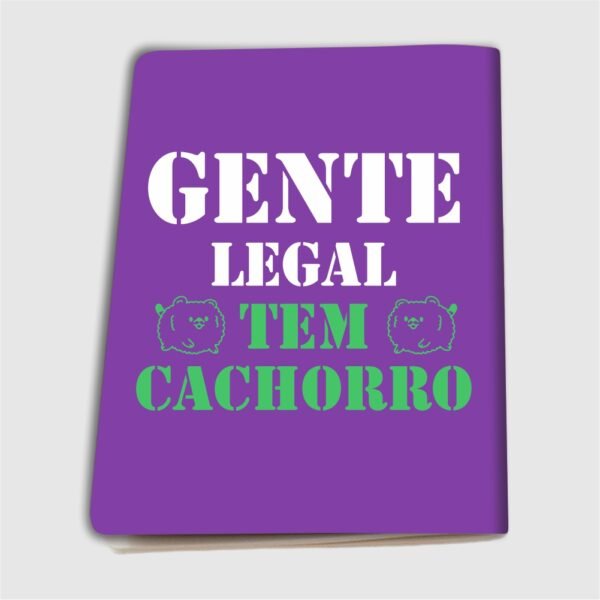Caderninho A6 – Gente legal tem cachorro - Imagem 9
