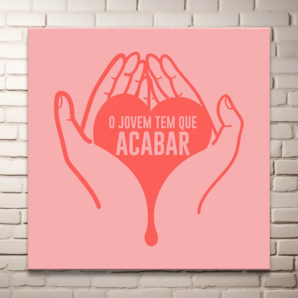 Plaquinha em MDF - O Jovem tem que acabar - Imagem 5