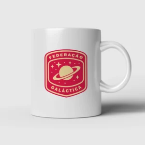 Caneca de Porcelana – Federação Galáctica