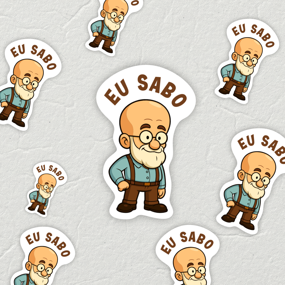 Adesivo Careca de Saber - EU SABO